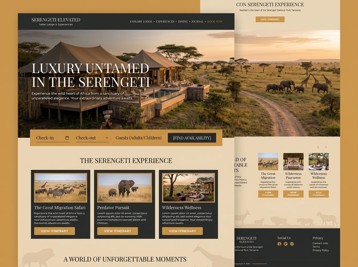 Serengeti Luxury Safari Portal