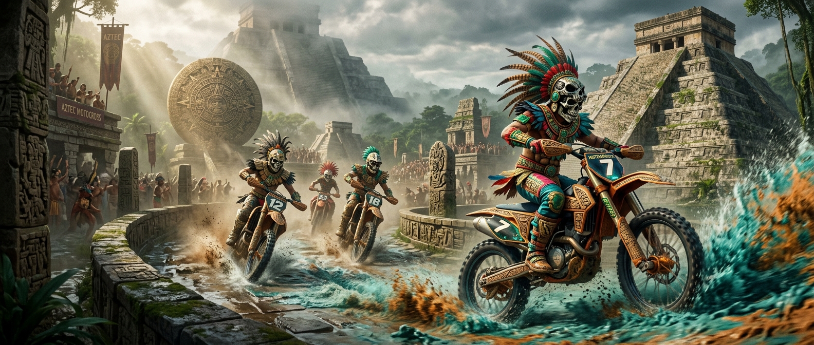 Aztec Motocross Sun Stone Sprint