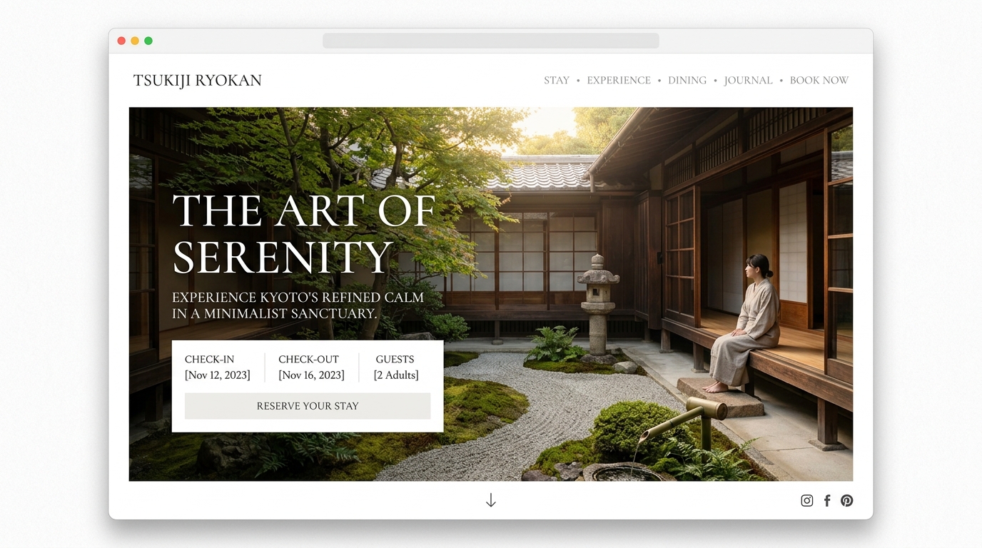 Kyoto Boutique Hotel Concept
