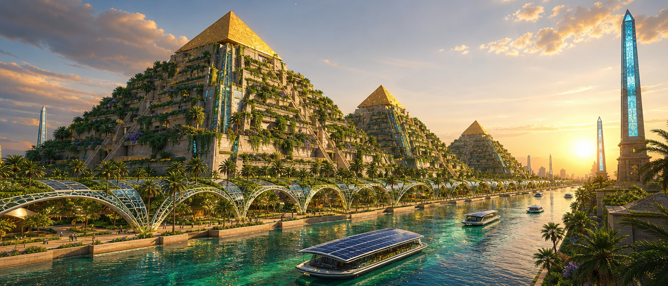 Solarpunk Giza Ecopolis