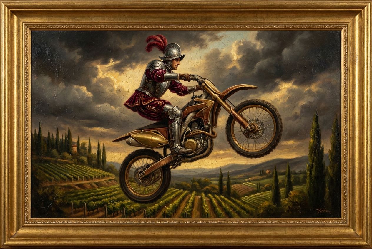 Renaissance Rider Midair