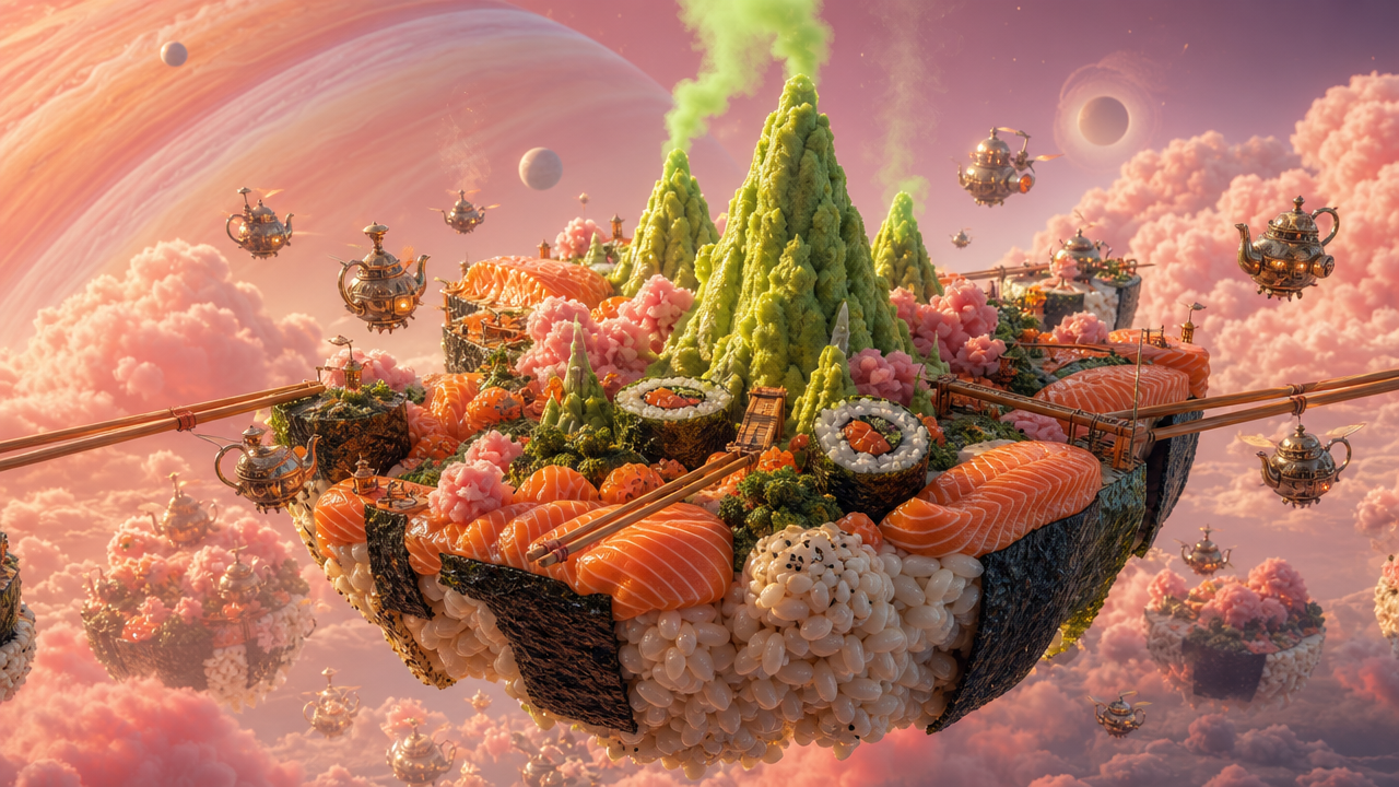 Floating Sushi Planet Odyssey