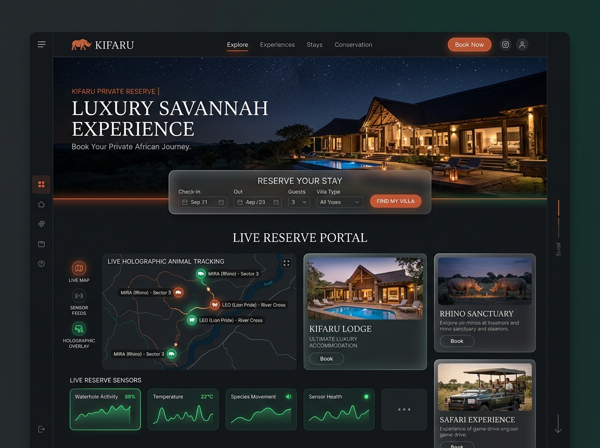 Safari Reserve Booking Portal