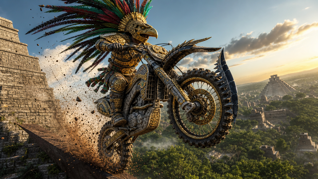 Aztec Eagle Warrior Flight