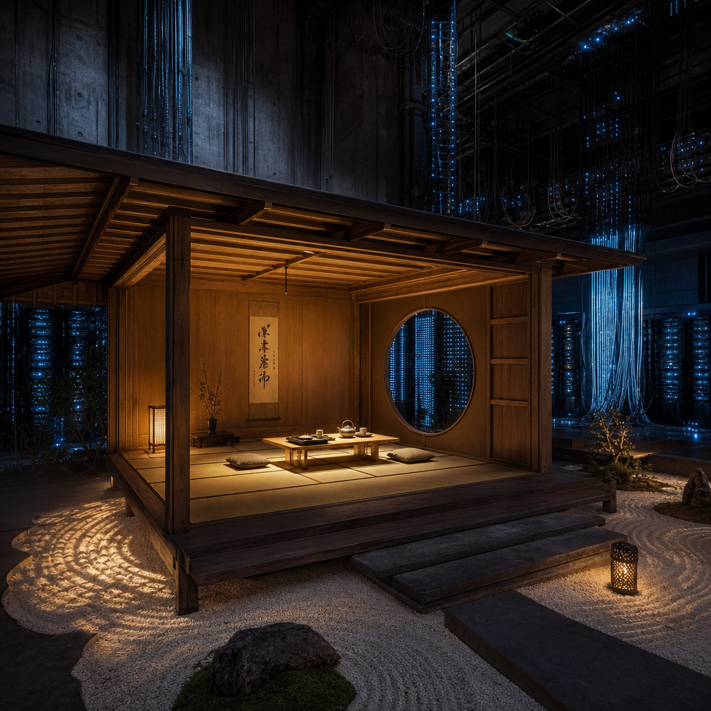 Zen Sanctuary In Digital Vault