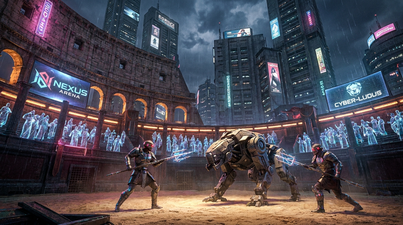 Cybernetic Arena Gladiator Clash