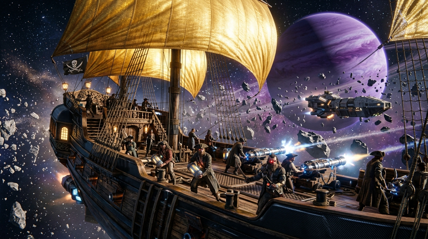 Celestial Corsair Battle