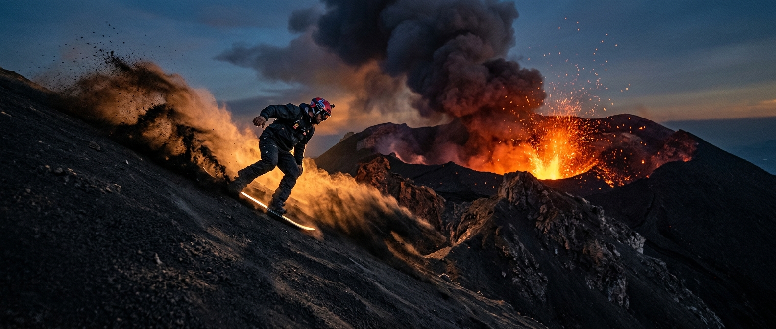 Volcanic Ash Descent
